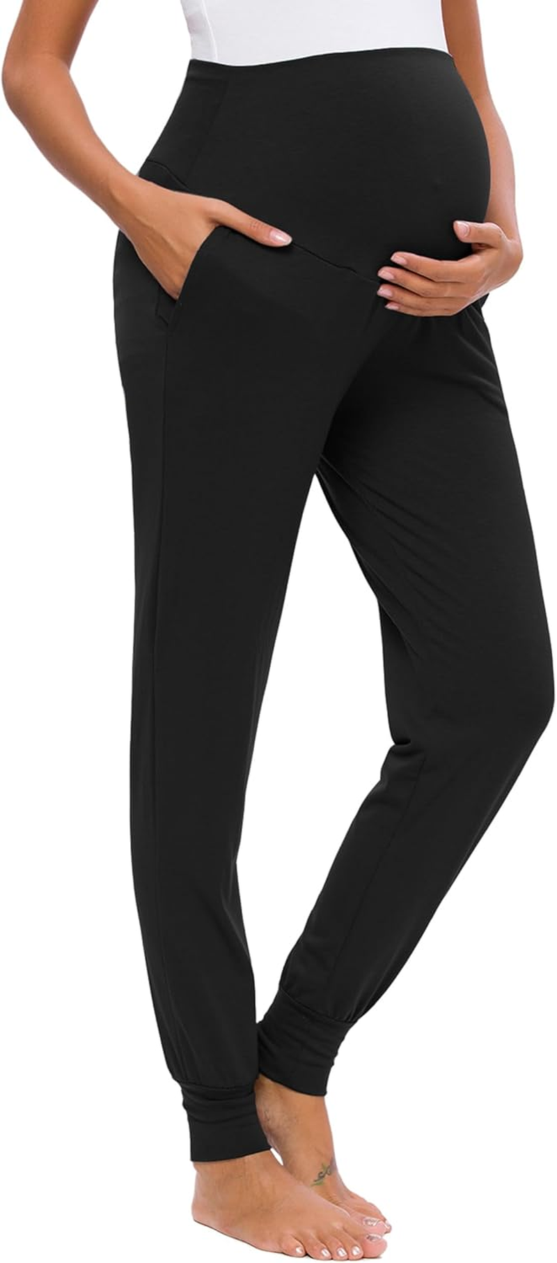 Liu & Qu Maternity Women'S Casual Pants Stretchy Comfortable Lounge Pants