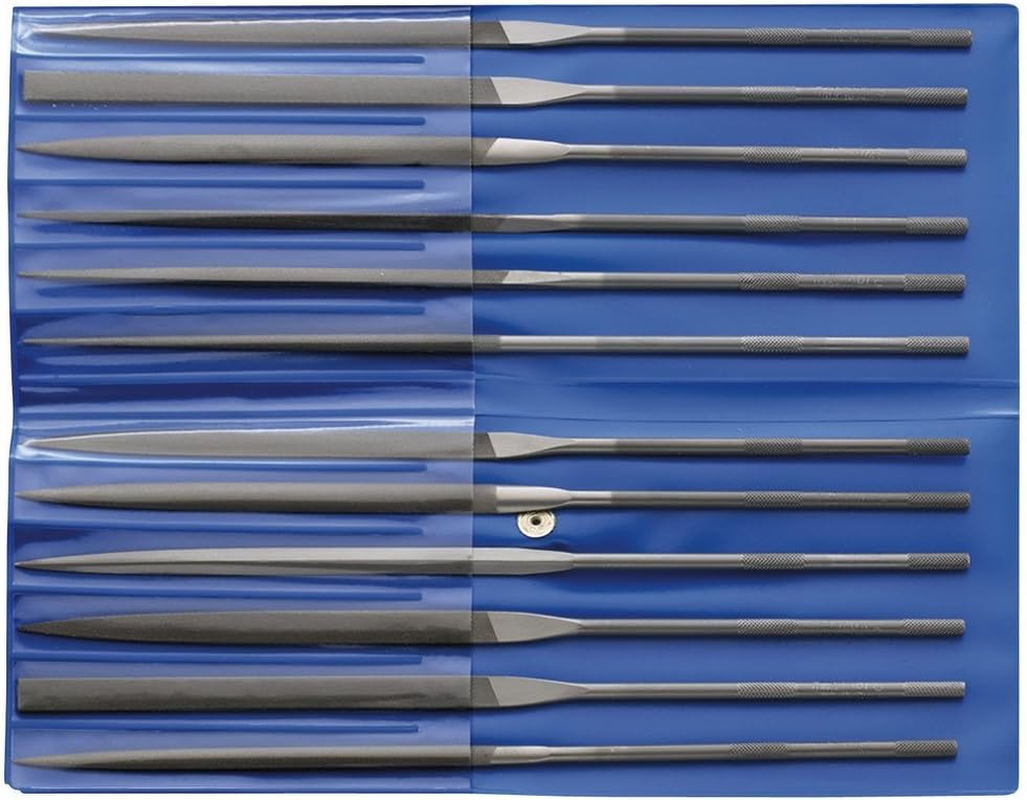 Pferd 266/16160H2 Cut 2 Type Needle File, Multi-Colour, 160 Mm, Set of 12 Piece image number 4