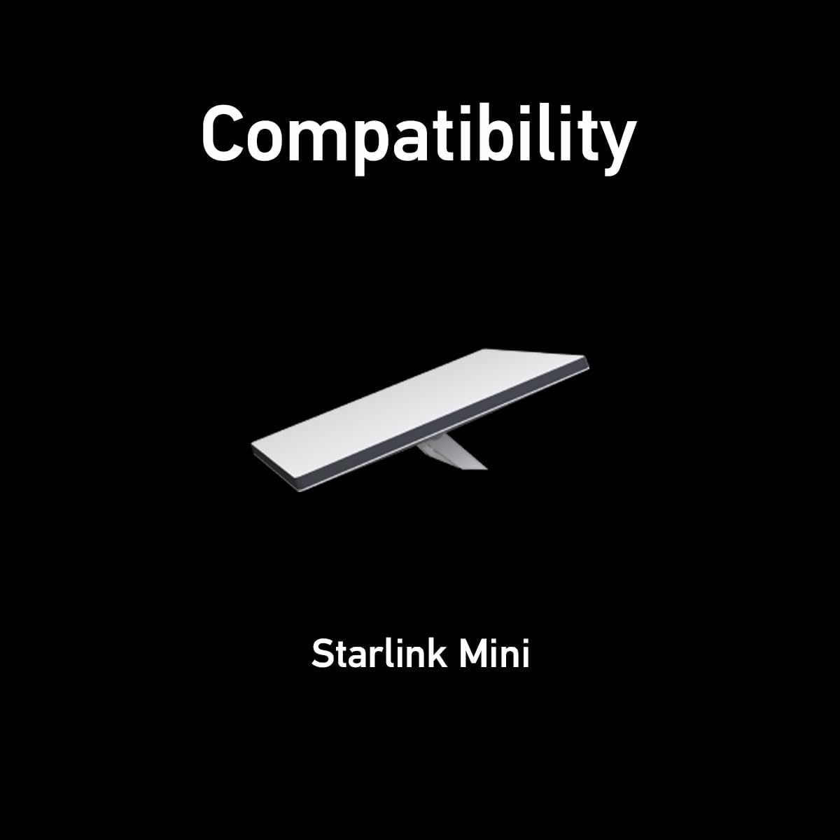 Starlink Mini Flat Mount Kit, Starlink Mini Car Roof Mount, Magnetic Mount for Rvs, Vans, Boat, Yachts, Trucks - Black image number 4