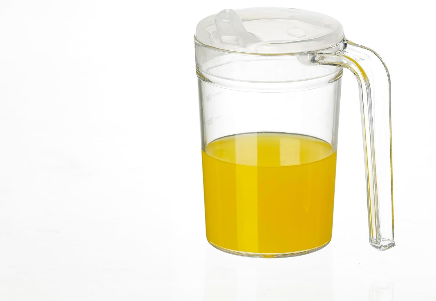 Homecraft Shatterproof Mug, Spout and Recessed Lids, 400Ml, Large Handle Dining Aid for Easy and Safe Consumption of Liquids, Coffee and Tea Cup for Elderly, Disabled, and Handicapped Users