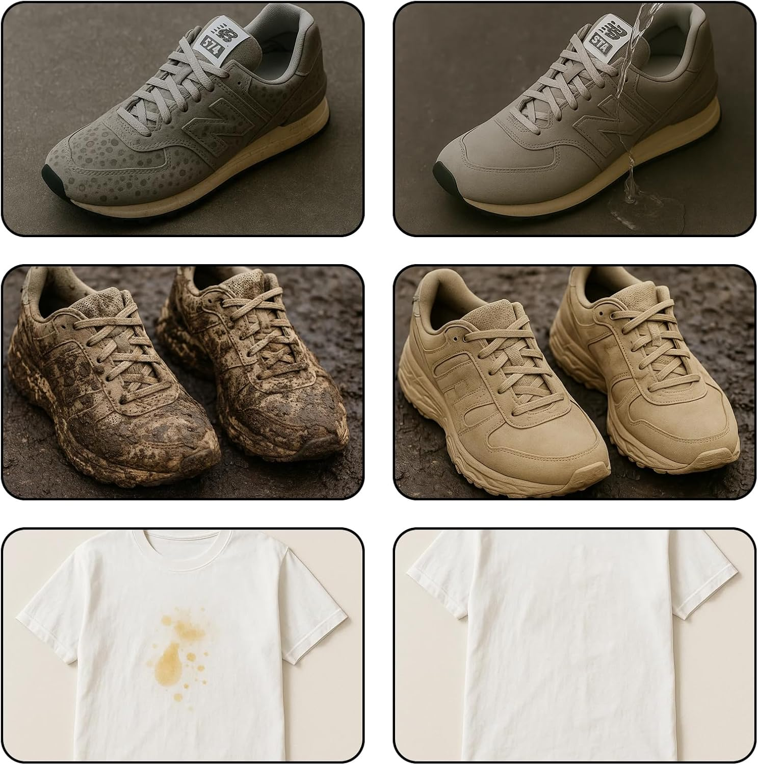 Shoe Protector Spray, Water Repellent and Dirt Protection Spray, Suitable for Suede Leather, Cowhide Leather, Canvas(3.38 Oz) image number 3