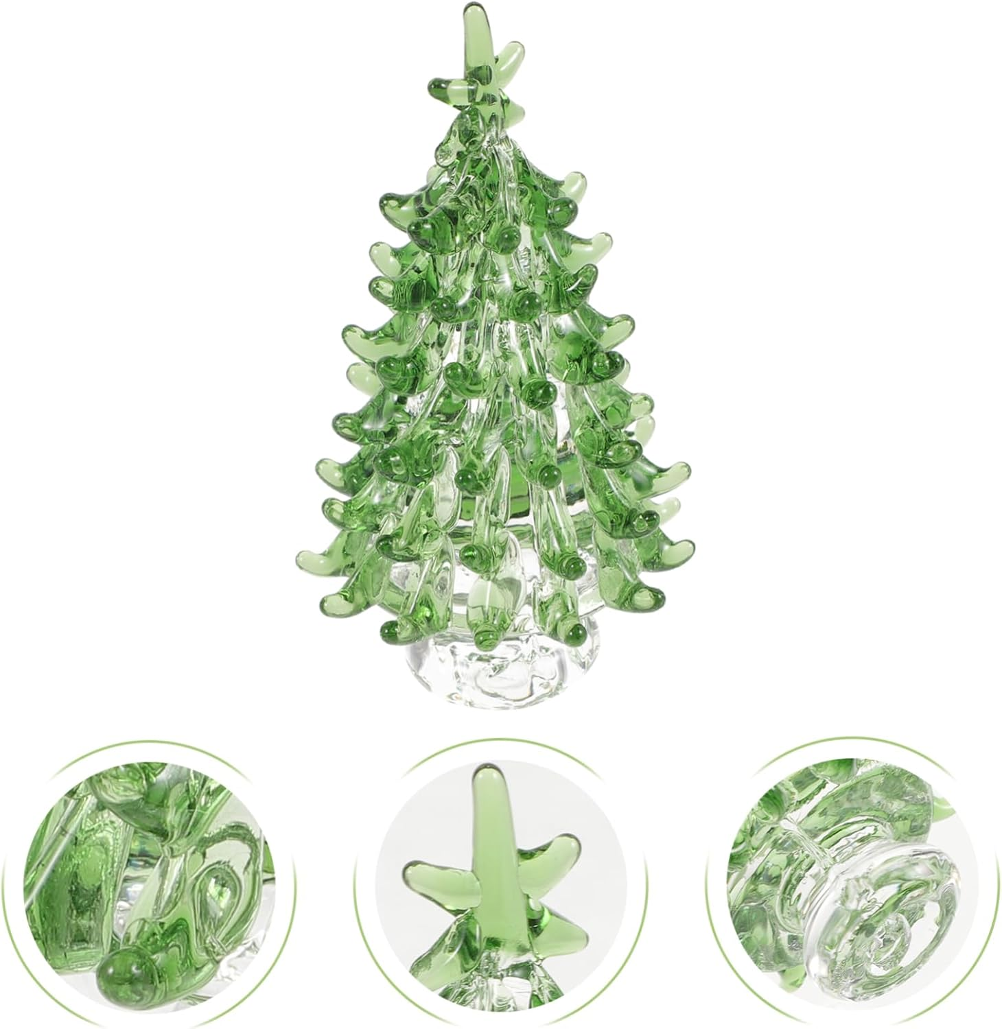 Mini Crystal Christmas Trees Festival Desktop Decoration Christmas Tree Ornaments Party Decor Home Table Decor Xmas Supplies