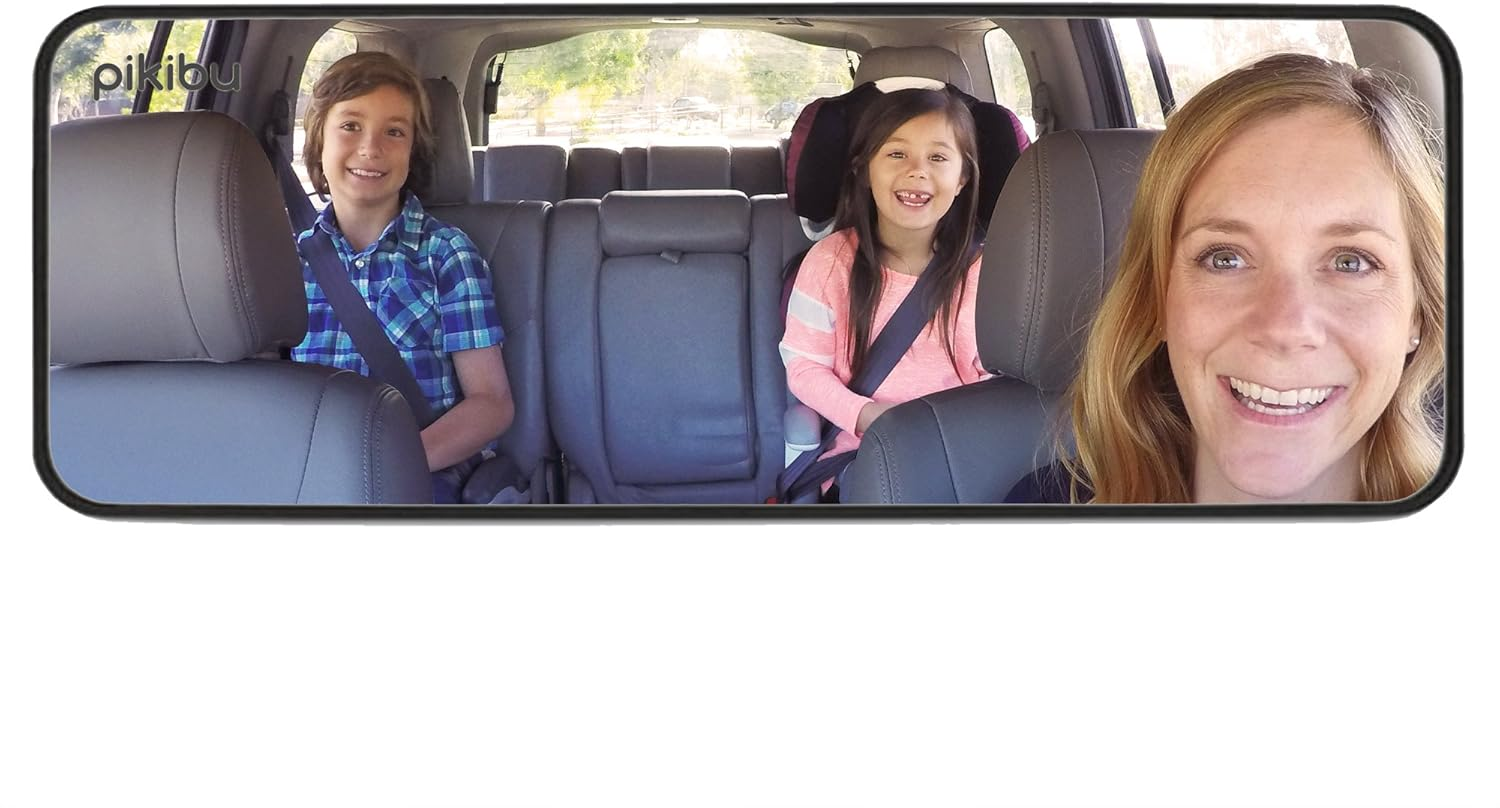 Family Car Mirror by &reg; - a Better Way to See Your Kids. View ALL Your Children and Your Blind Spots - 180-Degree View - High Definition Clarity image number 4