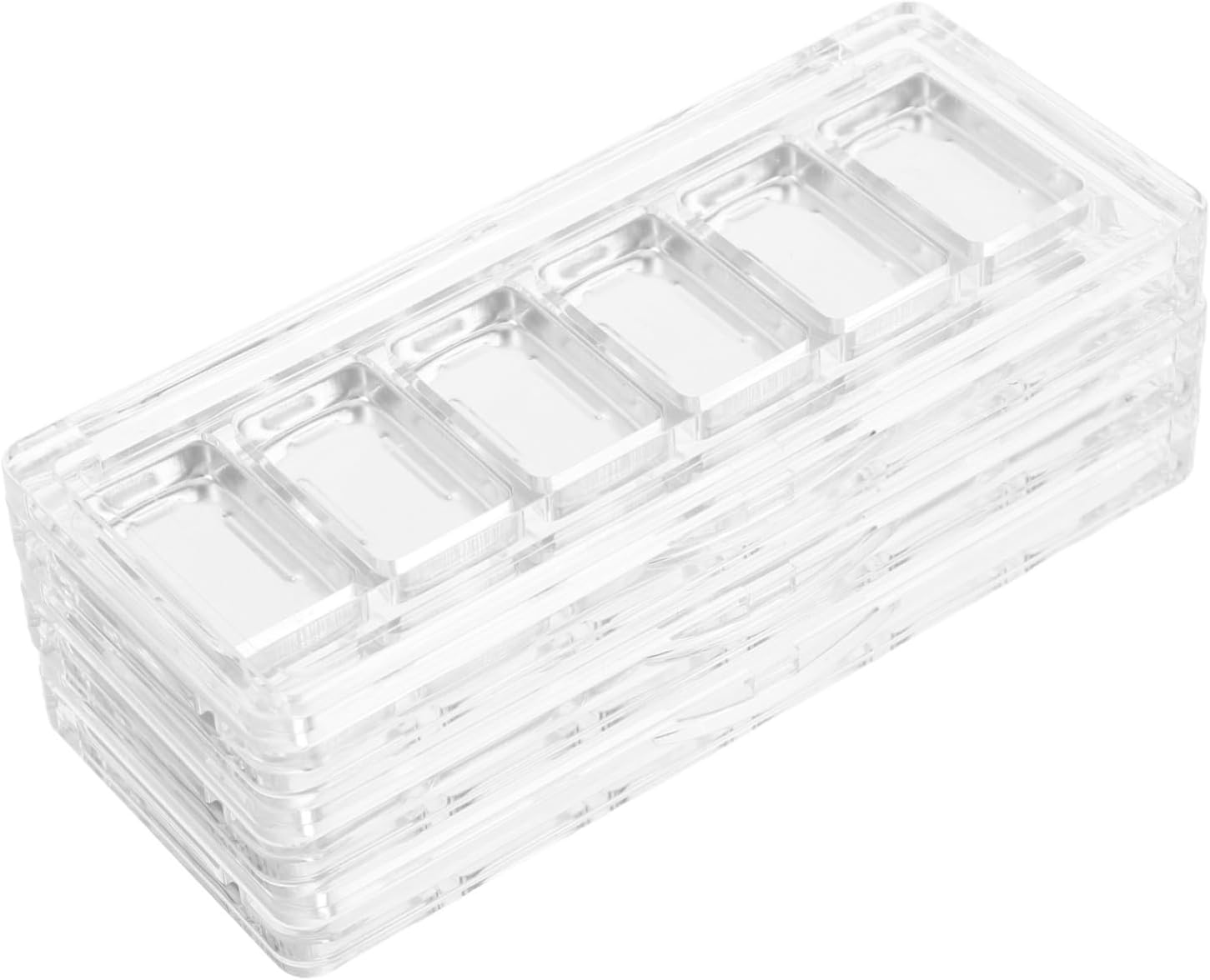 GANAZONO 3 Sets Empty Box for Eye Shadow Contouring Eye Shawdow Makeup Depotting Palette Kit Empty Eyeshadow Palette with Pans Eyeshadow Pan Transparent Acrylic image number 2