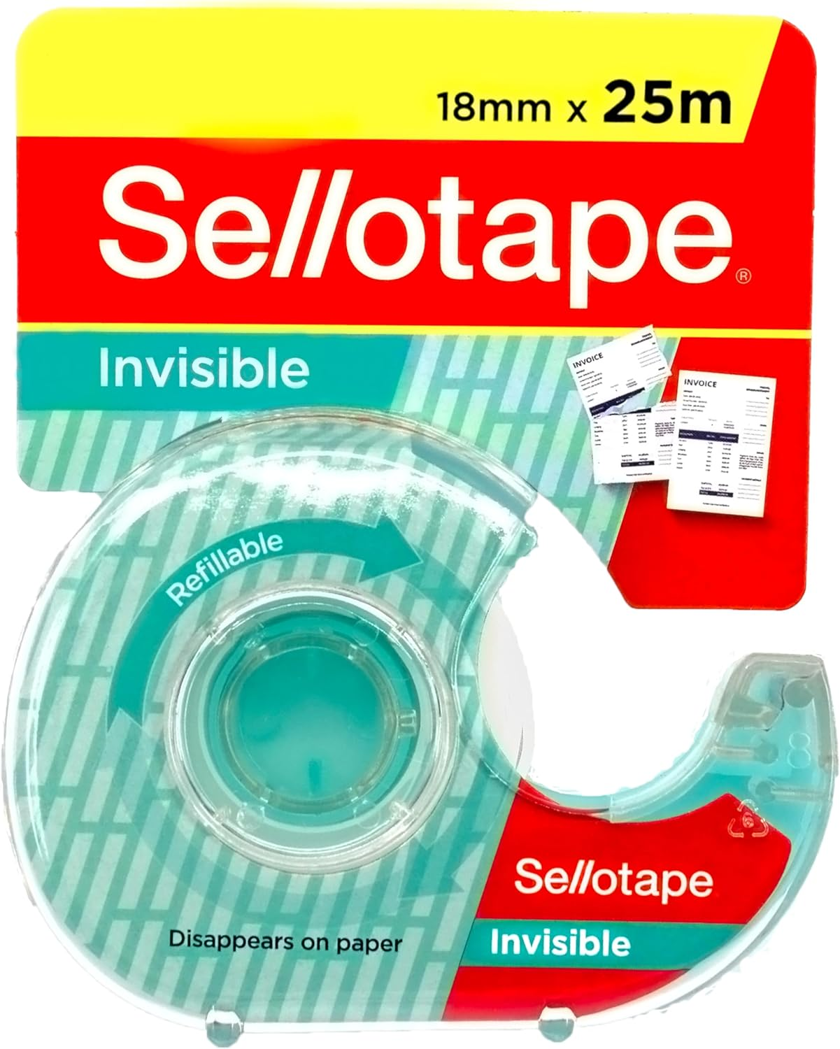 Sellotape Invisible Tape with Dispenser, 18Mm X 25M image number 3
