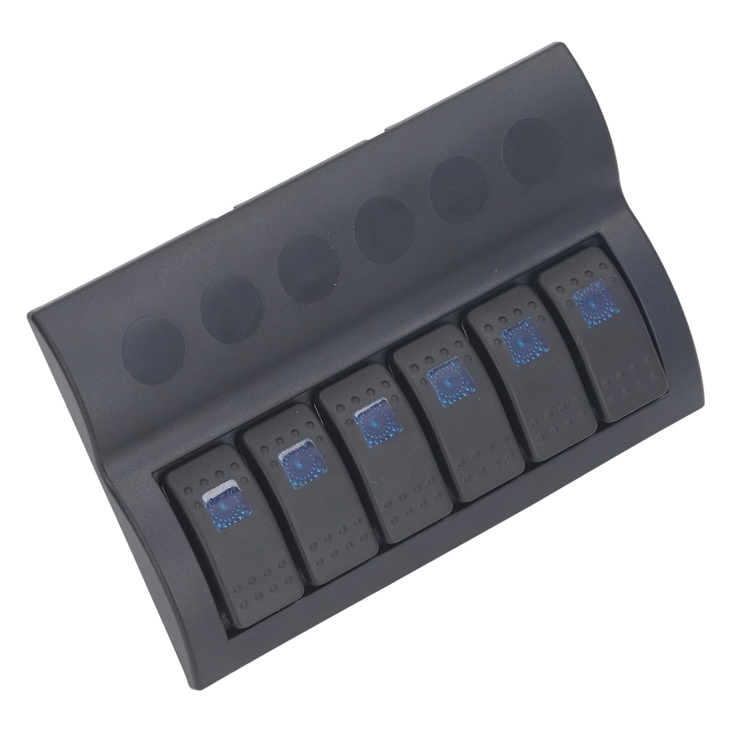 6 Gang Marine Switch Panel, Overload DC Rocker Switch Panel for Boats Yachts Rvs with IP65 Waterproof for Boat RV DC12V 24V image number 1