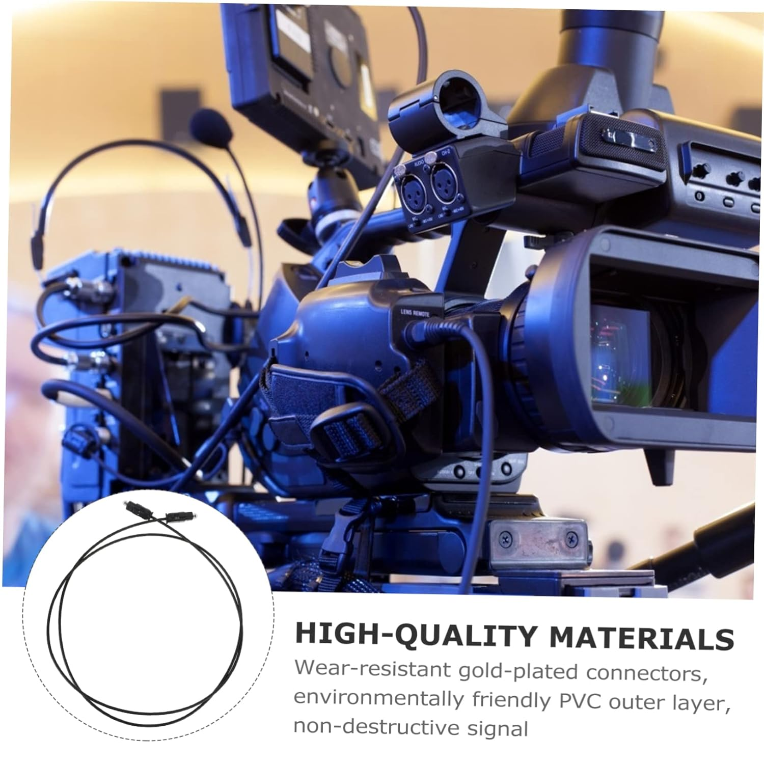 6Pcs Digital Audio Optical Cable for Home Theater and Amplifier Transmits Audio for Surround image number 3