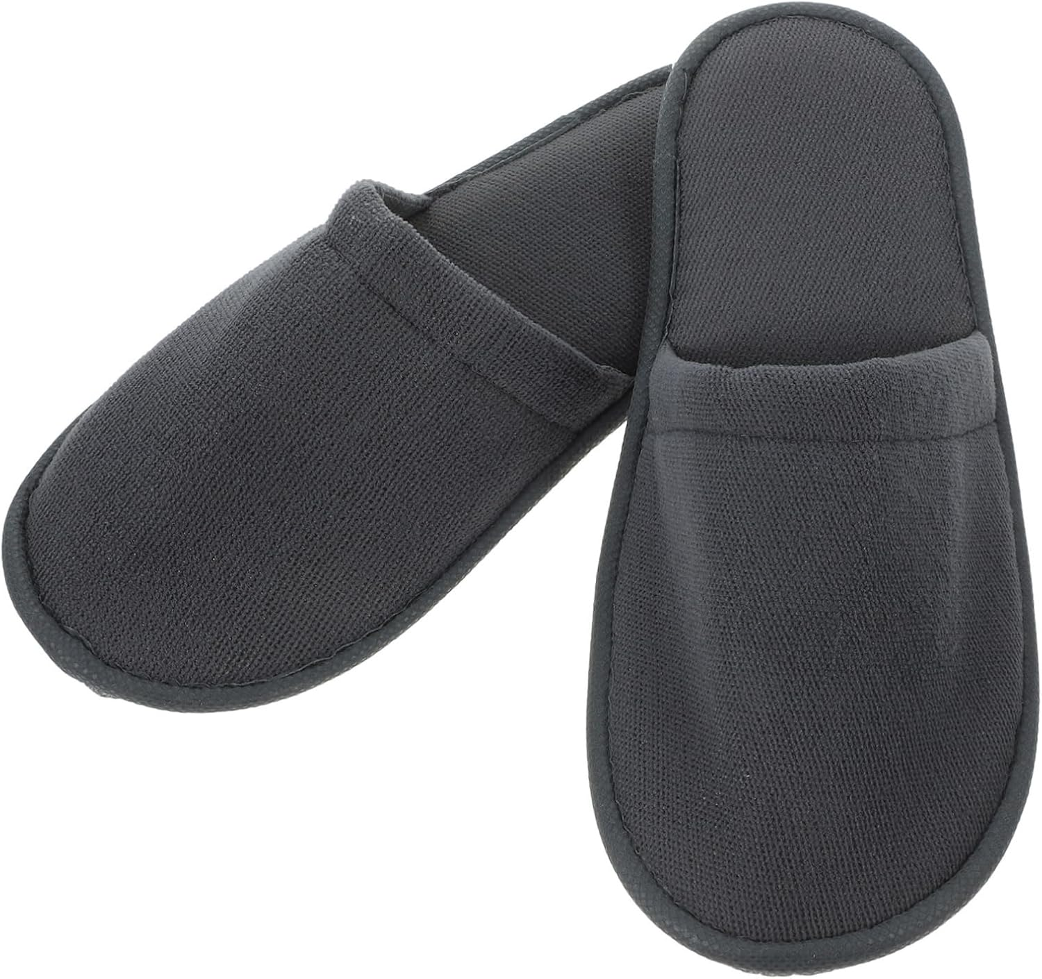 Healvian 6Pairs Thickened Slippers for Hospitalization Comfortable Disposable Guest Slippers image number 1