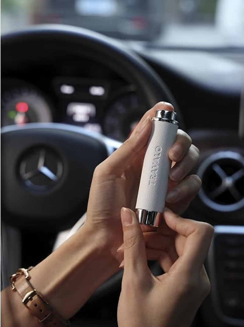 Travalo Perfume Atomiser Waltz Leather White