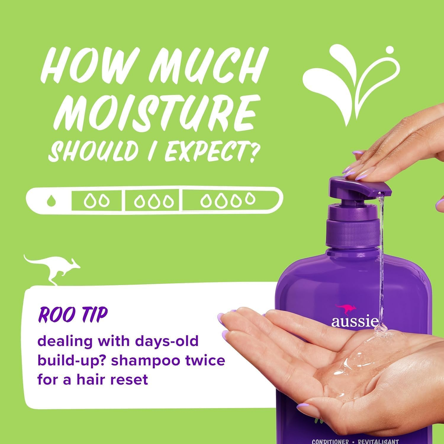 Aussie Miracle Volume Shampoo & Aussie Miracle Volume Conditioner, Two 770Ml Pump Bottles image number 3