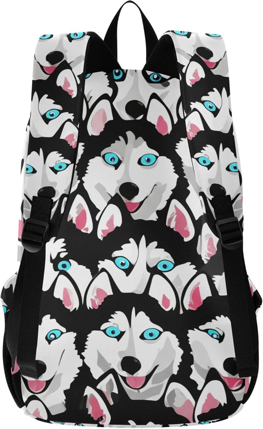Happy Siberian Husky Dog Cute Backpacks for Women Casual Fashion Gifts for College Students