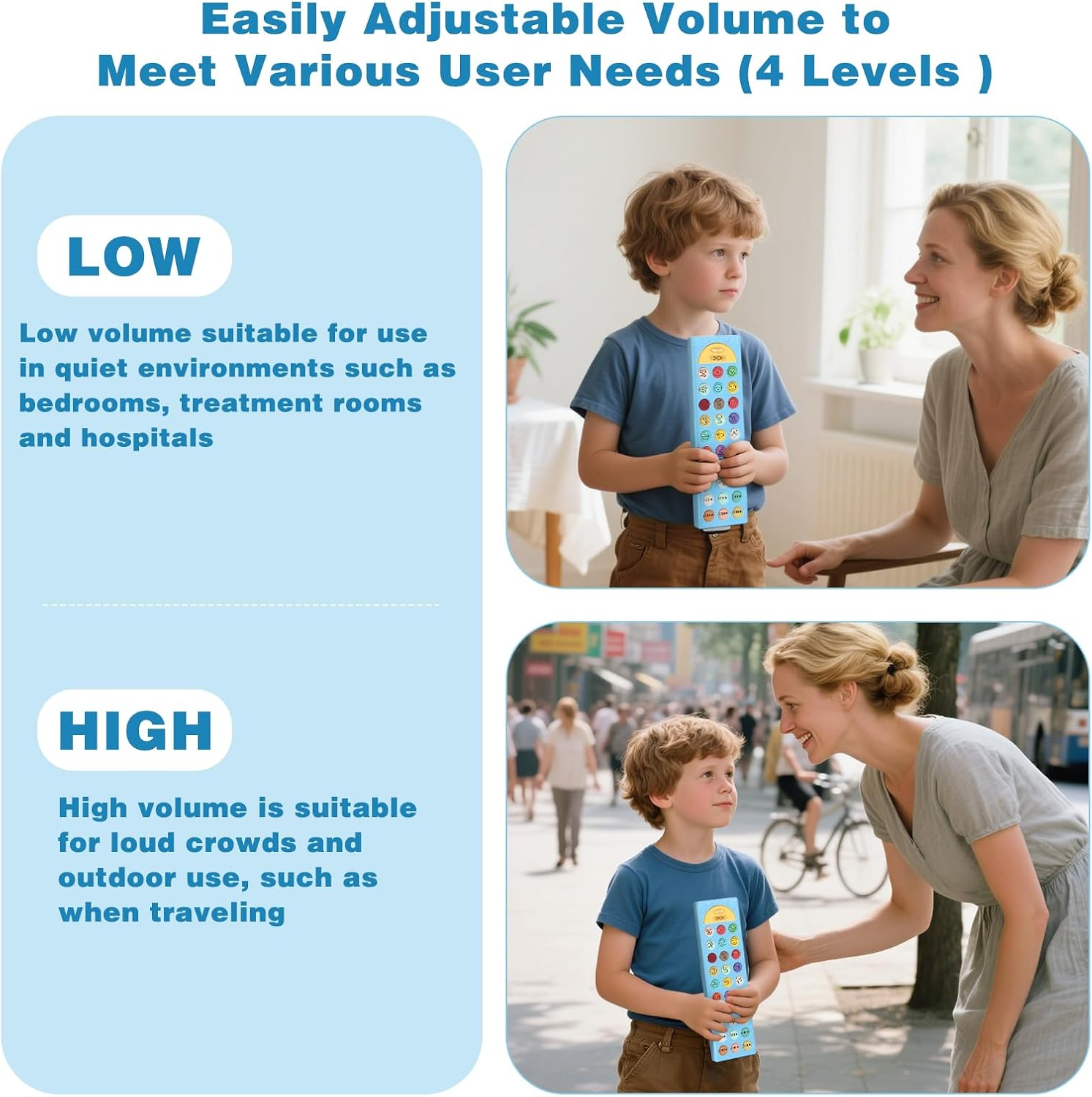 AAC Device for Autism, Joyreal Non Verbal Communication Tools for Speech Therapy & Stroke Rehab. Autism Talking Aids with 6 Programmable Buttons & Adjustable Volume, Autism Toys for Kids and Adults image number 6