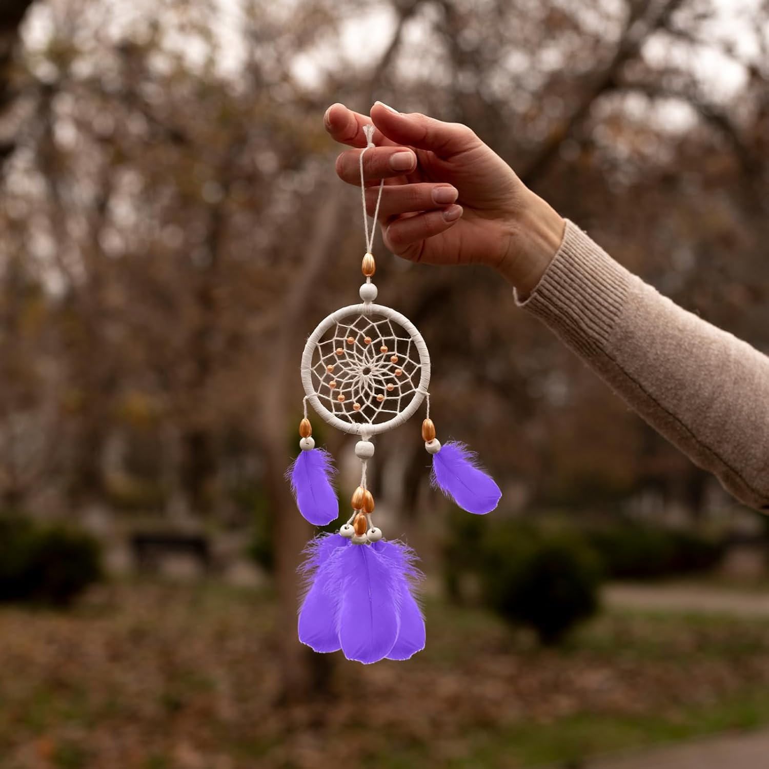 TEAONE Colorful Feathers, 200 PCS Soft Plume for Dream Catchers, Home Decorations image number 2