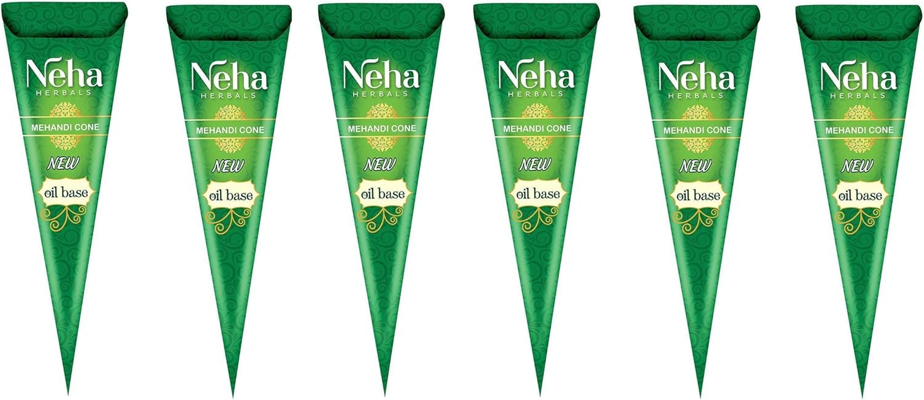 Neha Mehandi Cone Heena Mehandi Hand Design Natural Heena Mehandi (Combo Pack of 12 Cone) image number 2