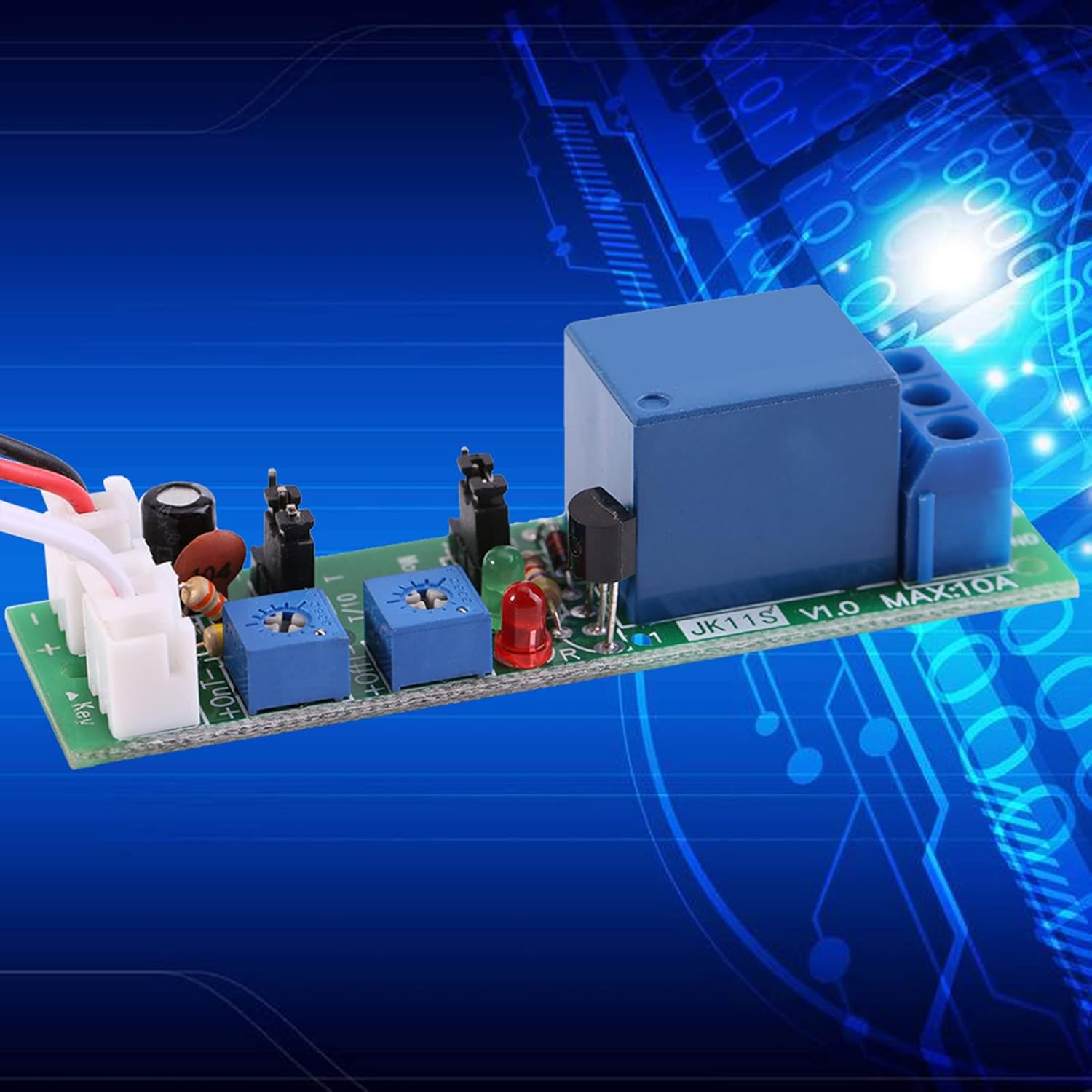 DC 12V Timer Switch Module - Adjustable Delay Turn off Timing Relay for Operating Equipment (0-120 Minutes) image number 4