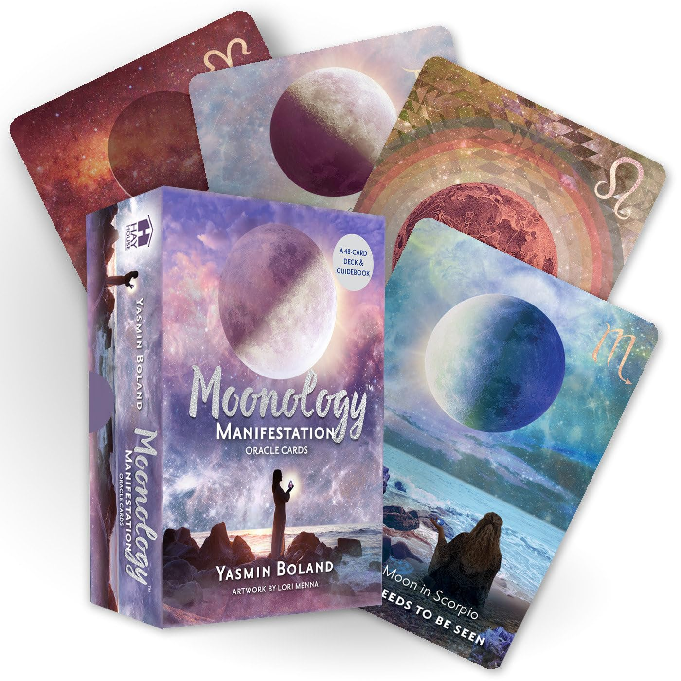 MOONOLOGY. Manifestation Oracle: a 48-Card Deck and Guidebook