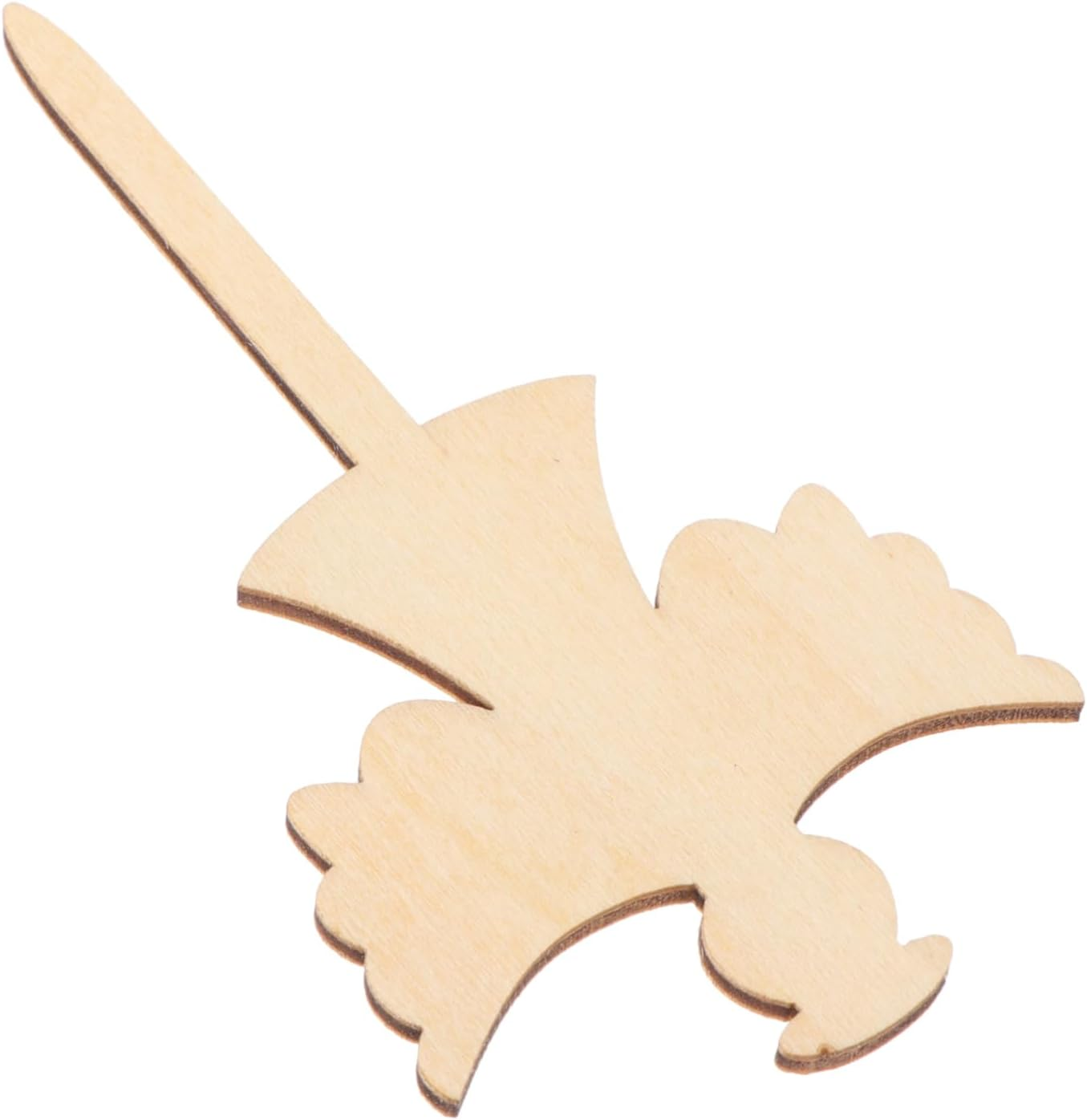 FUNOMOCYA 10Pcs Wooden Plant Labels for Flower Beds Gardening Decorative Tags Plants Flowers Labels Landscaping Pots Decor Garden Supplies