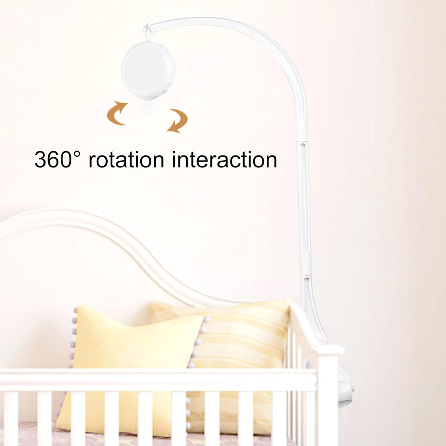 Cradle Sound Machine - Portable Auto Music Player for Sleeping | Baby Room Tone Device with Adjustable Volume, Loop Tunes for Time image number 1