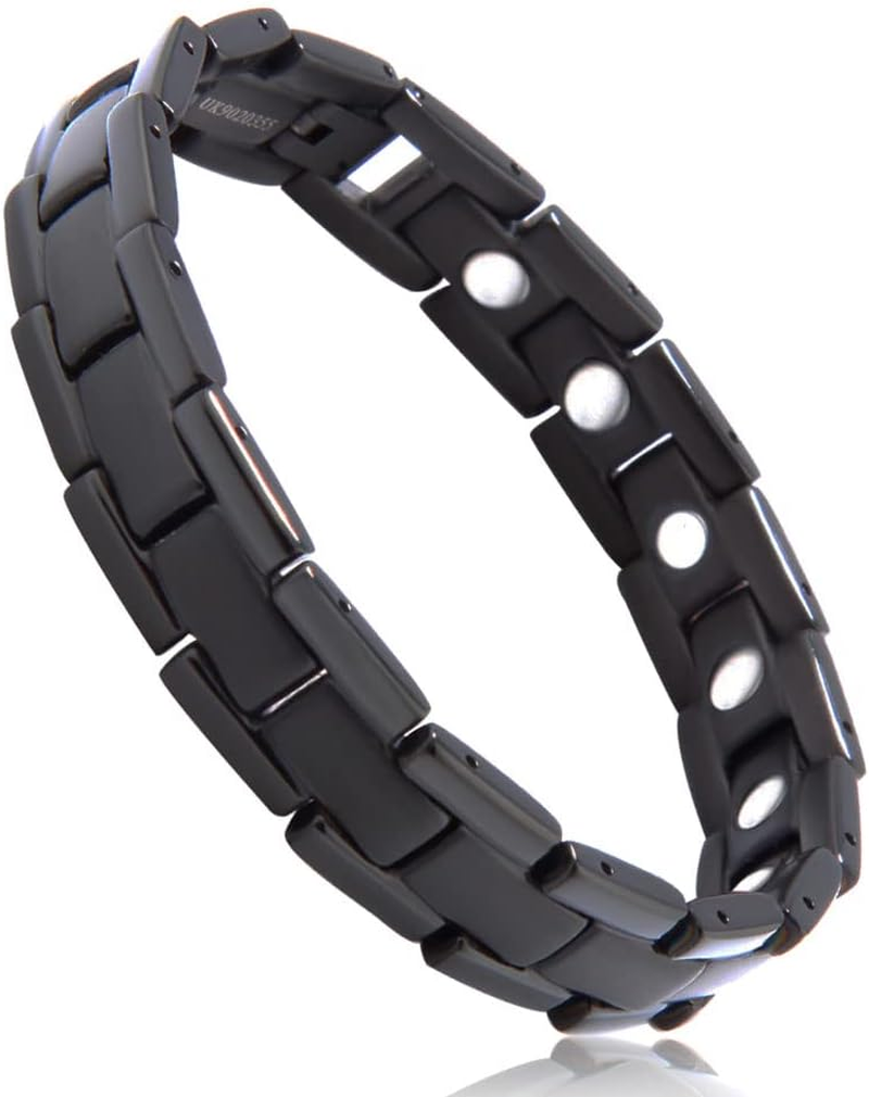 Magnetic Therapy Bracelet Magnetic Bracelet Men'S Bracelet Titanium Bracelet Fashion Bracelet Non-Allergic (21Cm) image number 1