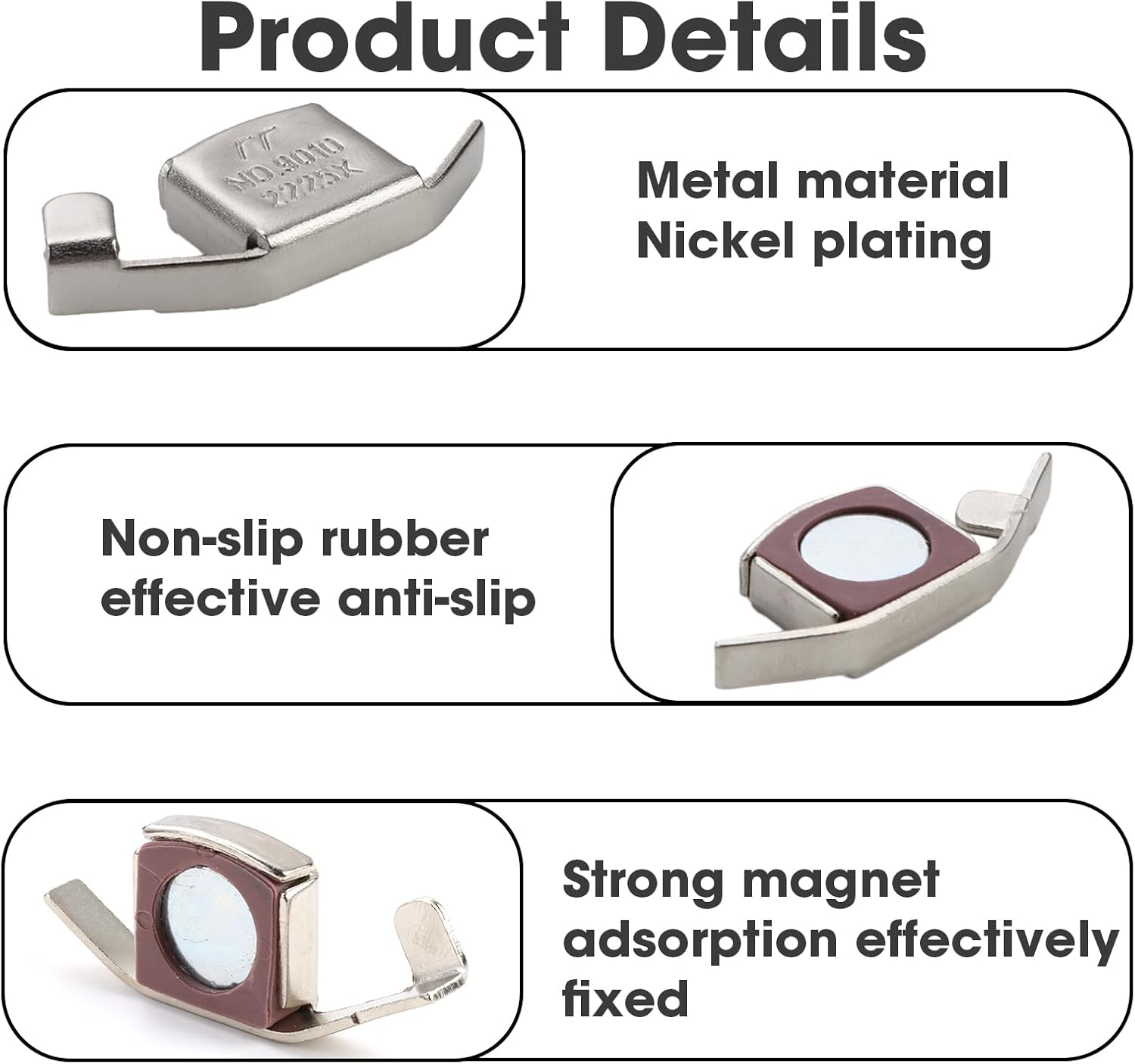 2 Pack Magnetic Seam Guide for Sewing Machine - Strong Magnet for Accurate Sewing, Easy Fabric Guide, Fits Most Sewing Machines, Bulk Value for Straight Seams, Durable and Reliable