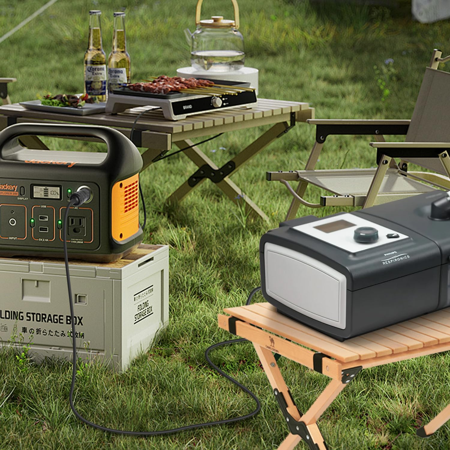 KFD 12V-24V DC Adapter Car Charger for Philips Respironics Dreamstation DS700 DS500 660P 760P Bipap Auto CPAP DSX500T11 DSX400 Series 50 Remstar M Series 1051158 System One 60 1118499 Power Supply image number 4