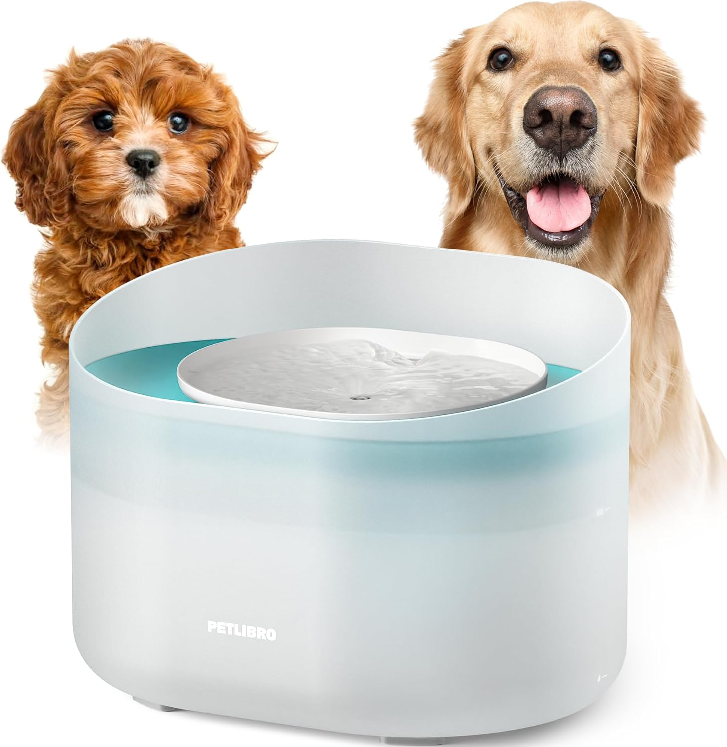 PETLIBRO Dog Water Fountain Bowl, 8L/1.76 Imperial Gallons, Anti-Spill Guard, Easy Refill & Clean, Transparent Casing for Easy Water Level Monitoring, Ideal for Large Dogs and Small to Medium Animals image number 3