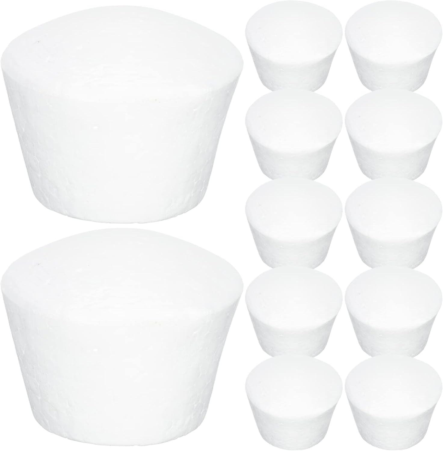 STOBOK 20Pcs Foam Cupcake Fake Cupcakes Foam Cake Model Fake Cake Muffin Cupcake Decorating Practice Models for Wedding Display Window Decorating