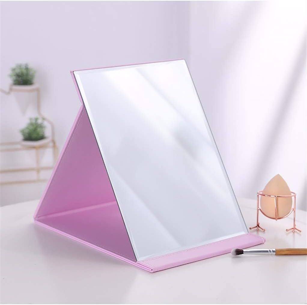 Zcooooool Mirror Large Portable Super HD Mirror Makeup Mirror Multi Stand Angle Hand Free/Handheld/Tabletop Foldable Mirror 10X7 Inch image number 2