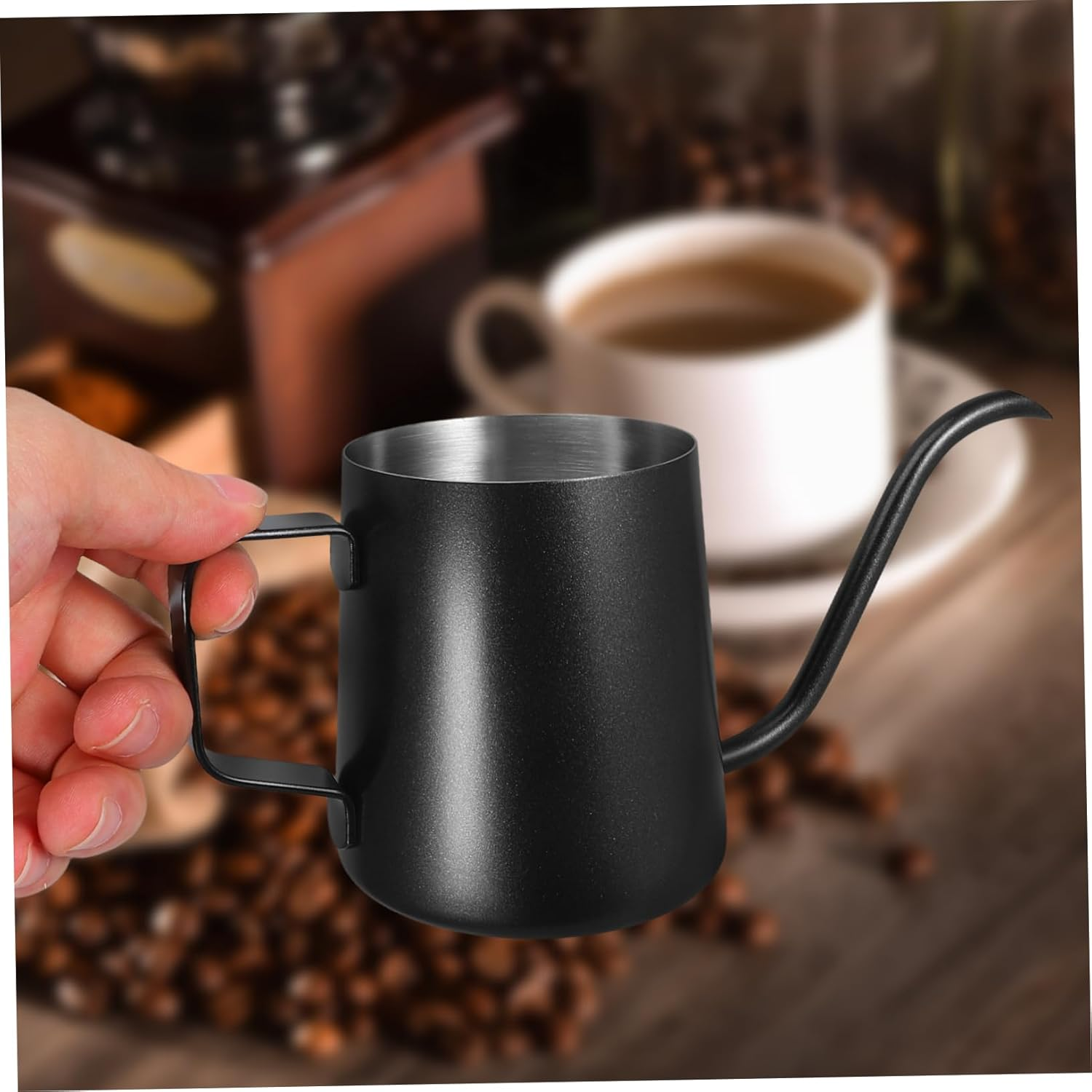 PHENOFICE Hand Brewing Kettle Long Spout for Coffee Drip Kettle Stainless Steel Pot for Tea Needs at Home image number 2