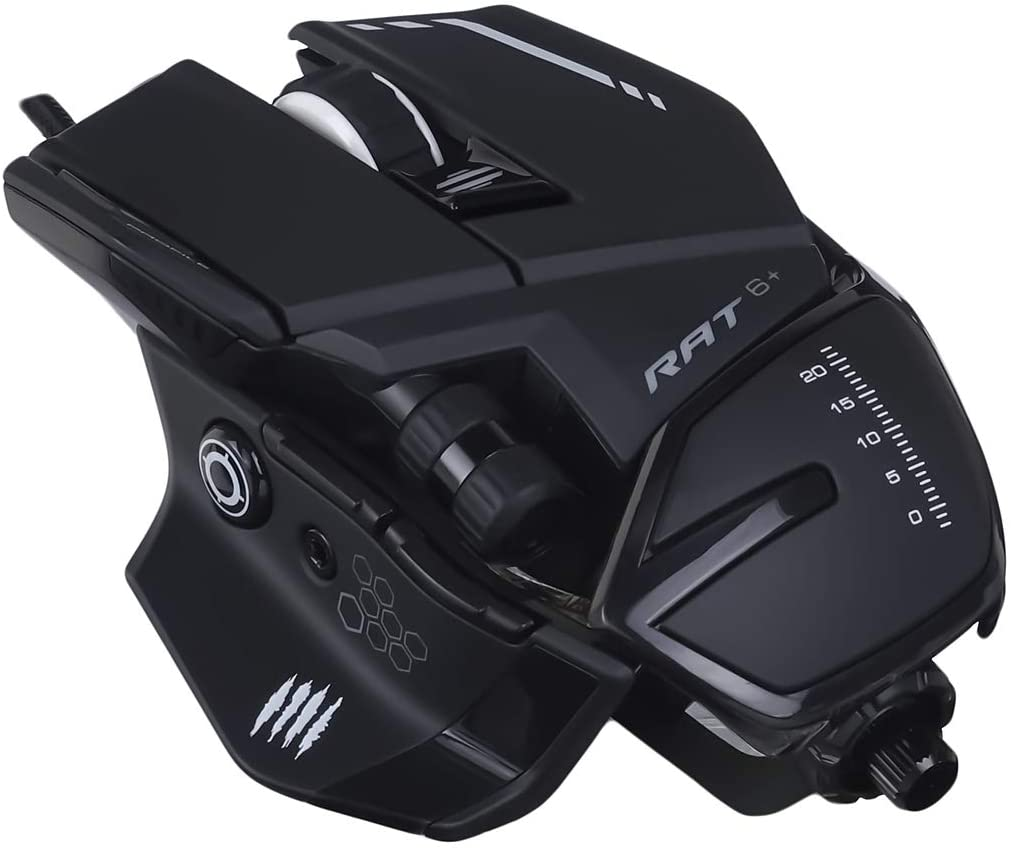 MAD CATZ the Authentic R.A.T. 6+ Optical Gaming Mouse, Black image number 1