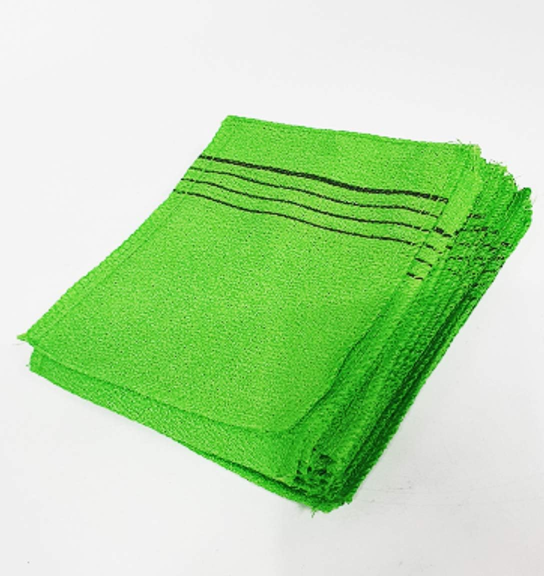 20 PCS Happy Korean Italy Towel Exfoliating Mitt Bath Washcloth Skin Body Scrub Viscose Made in Korea