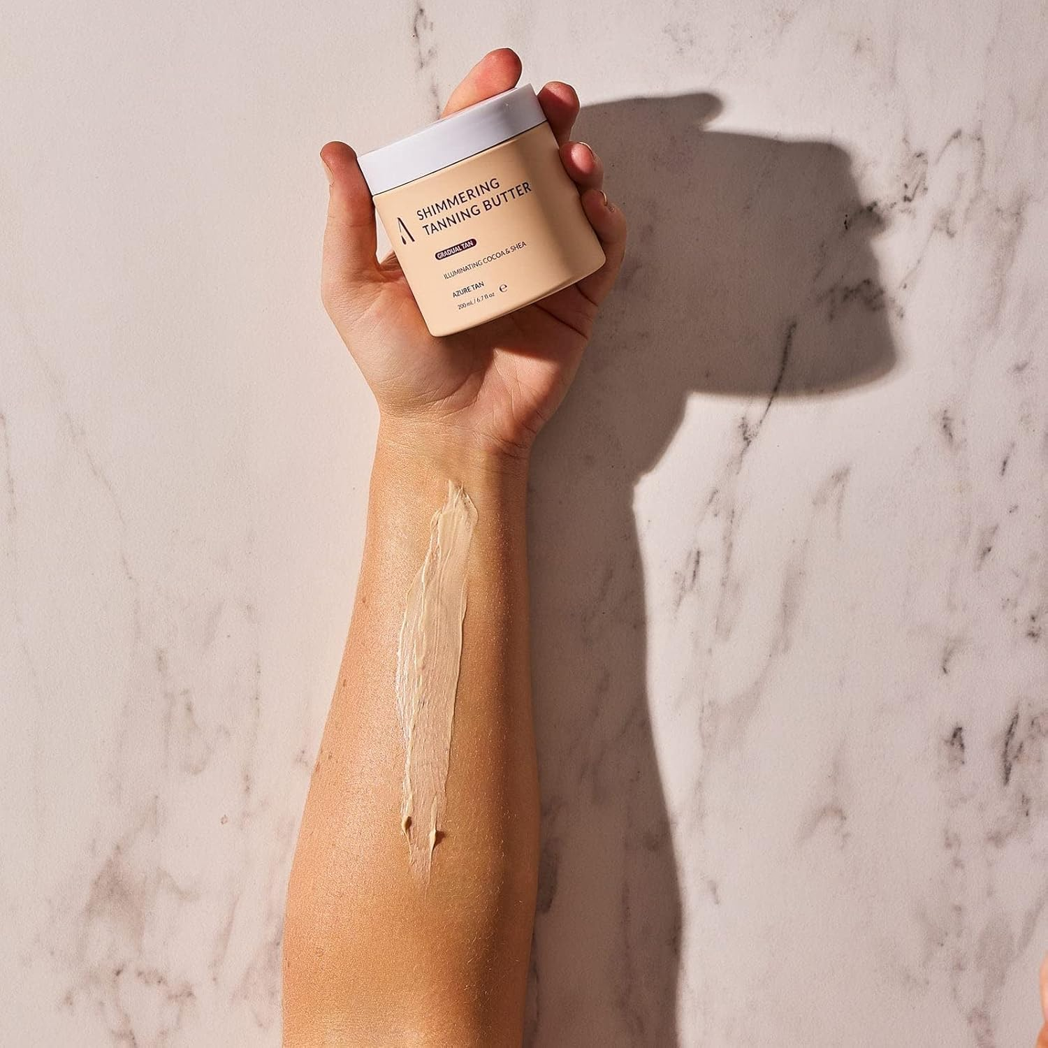 Azure Tan Shimmering Tanning Butter 200Ml image number 3