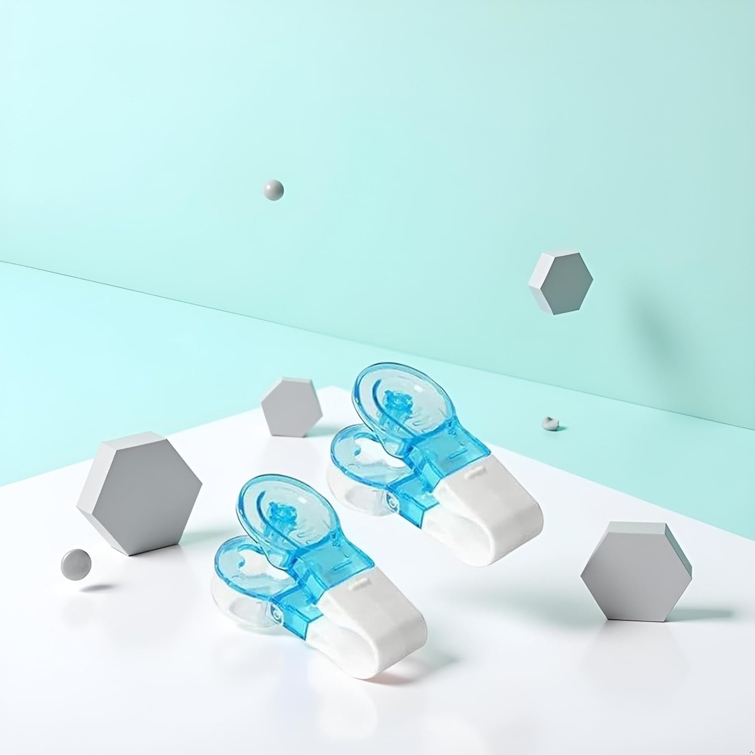 2Pcs Blue Portable Pill Taker Remover, Blister Pack Opener Popper Assistance No Contact Easy to Take Out Portable Travel Tablet Dispenser Pills Extractor Tool for Disabled, Elderly, Medication Aids image number 5