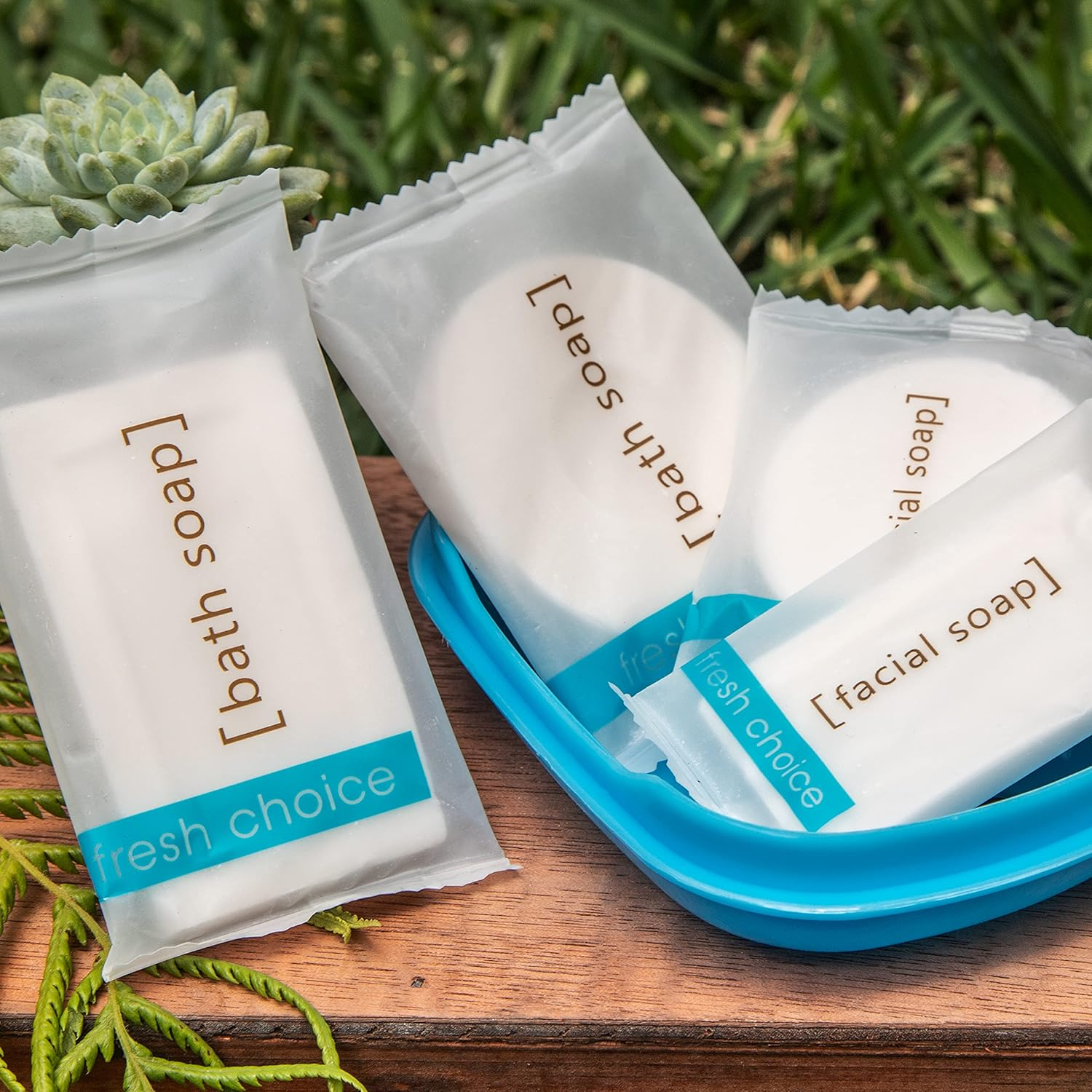 Soap Hotel Facial Bar Individually Wrapped # 3/4 Travel for Airbnb, Spa, Guest Room, Motels. 100 Pack. image number 5