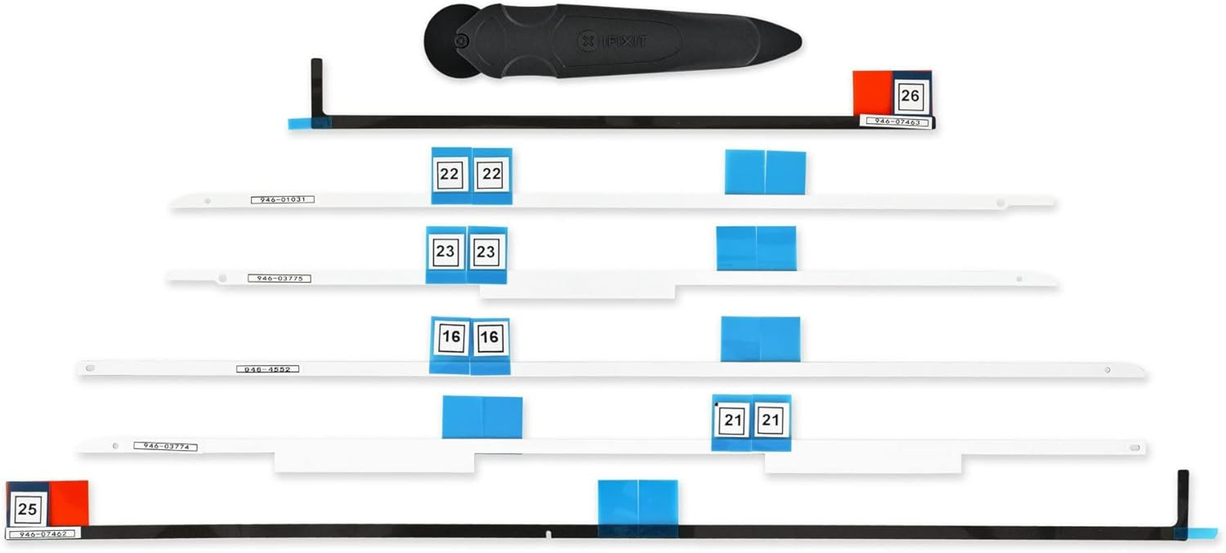 Ifixit Adhesive Strips Compatible with Imac Intel 27" (2012-2019) - Repair Kit