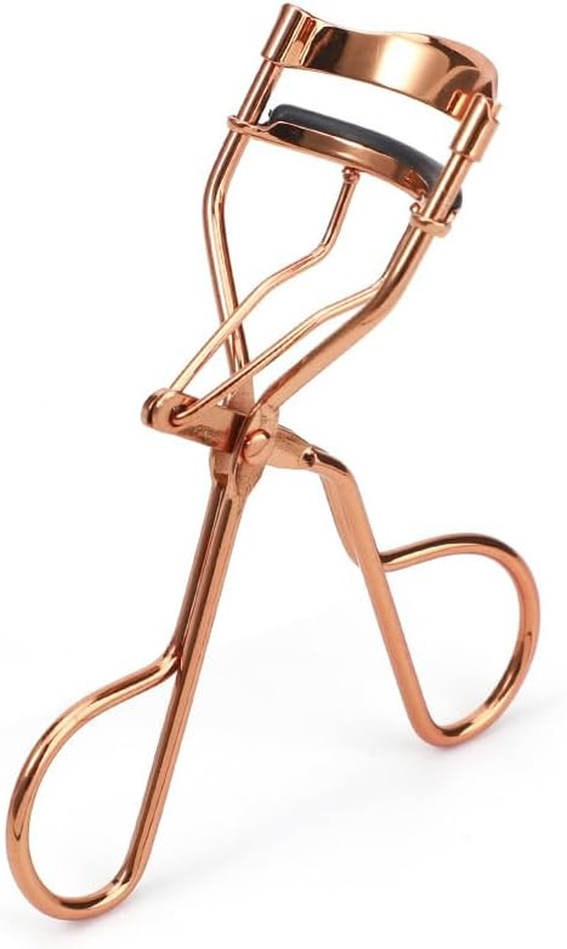 Eyelash Curler - Portable Lash Curler with Replaceable Soft Pads, Natural Long-Lasting Curling Tool, Gentle Design Prevents Pinching - Color Titanium image number 2