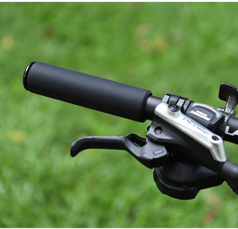 Silicone Bicycle Handlebar Grips, Comfortable MTB Non-Slip Sponge Handle Grips image number 4