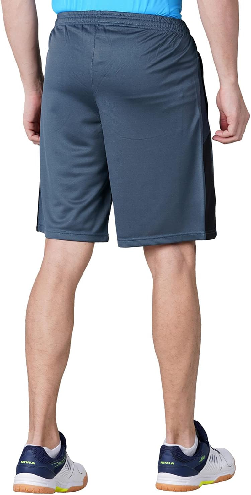 Nivia Sporty_4 Shorts (Teal Blue, M) | Light Weight | Comfortable | Stylish | Casual | Gym | Running image number 1