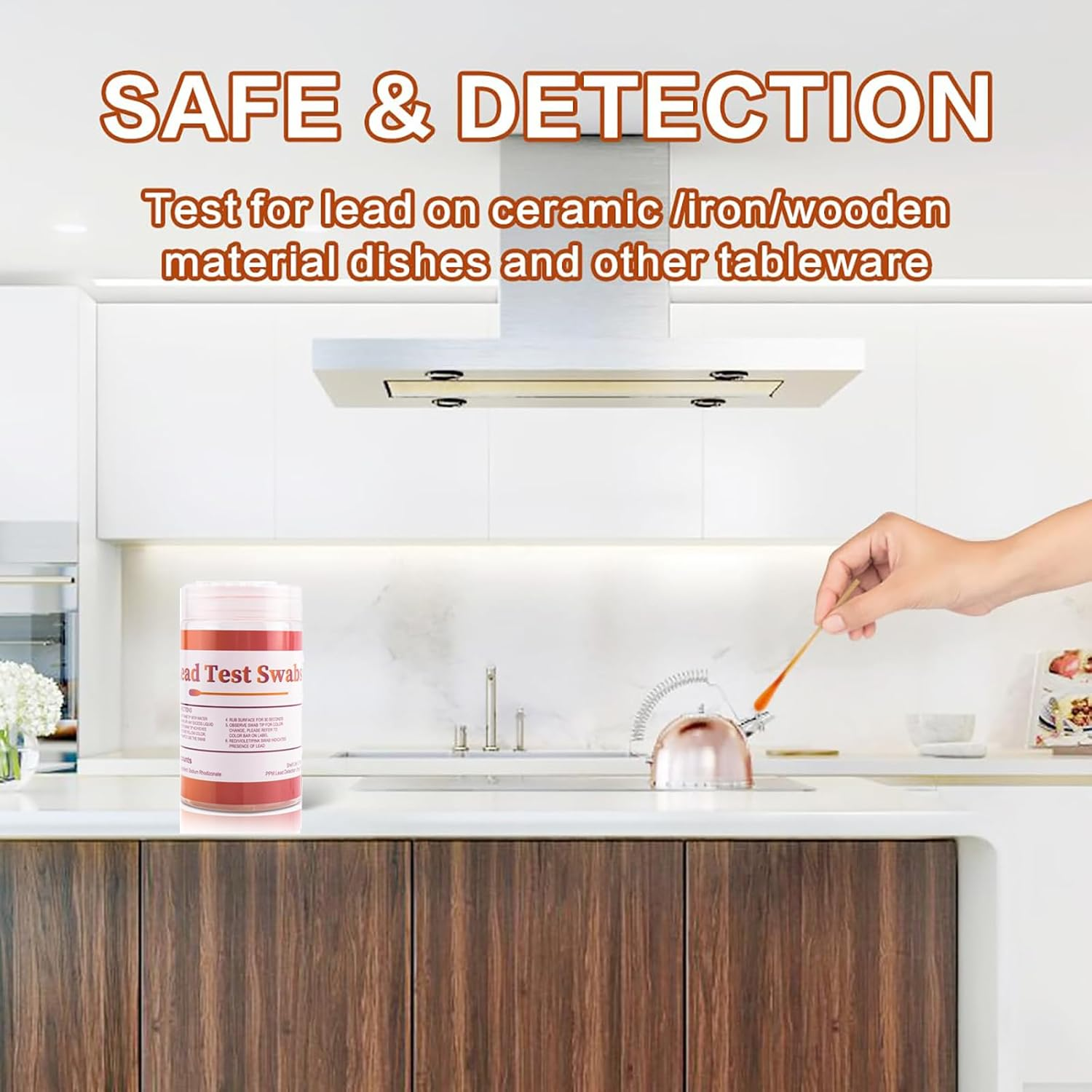 Lead Test Kit Swabs for All Surfaces - Quick and Accurate Results- 30Pcs image number 3