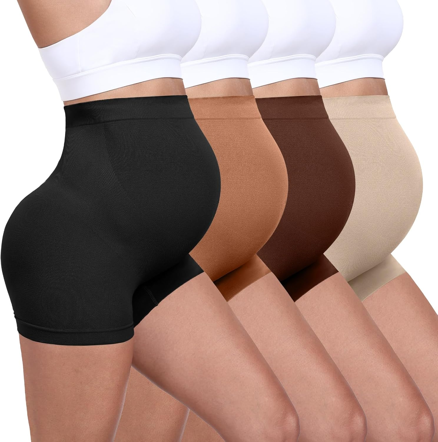 Seamless Maternity Shapewear, Belly Support Pregnancy Underwear for Maternity Photography and Baby Shower Dresses