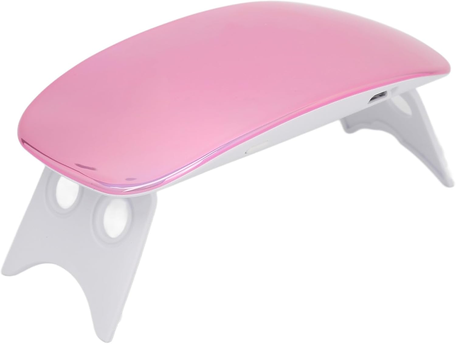 Nail Lamp, Fast Curing 6W Handheld UV Nail Light for Home (Colorful Pink) image number 2