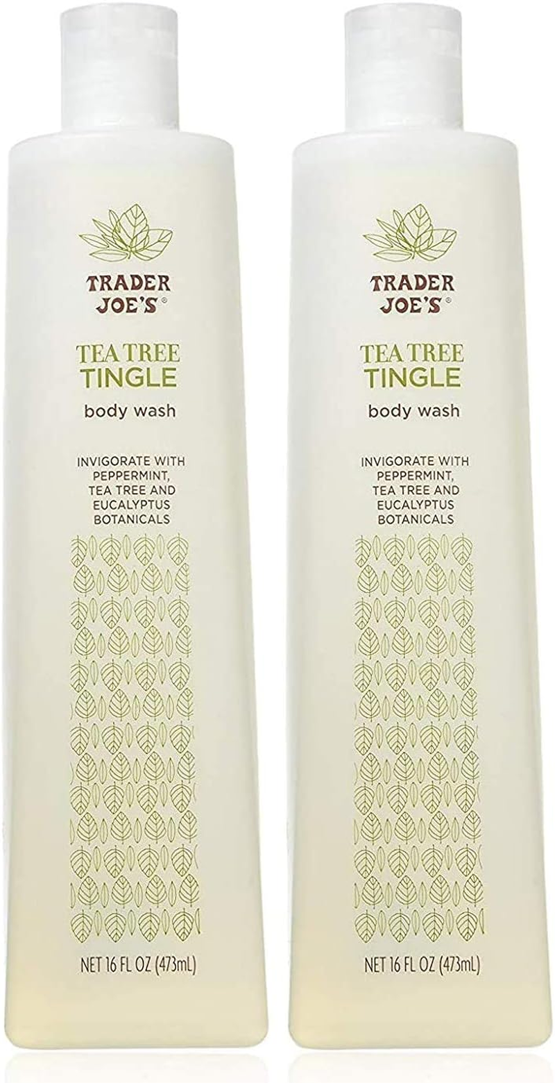 Trader Joe'S 2 Packs Tea Tree Tingle Body Wash with Peppermint and Eucalyptus - Cruelty-Free image number 2