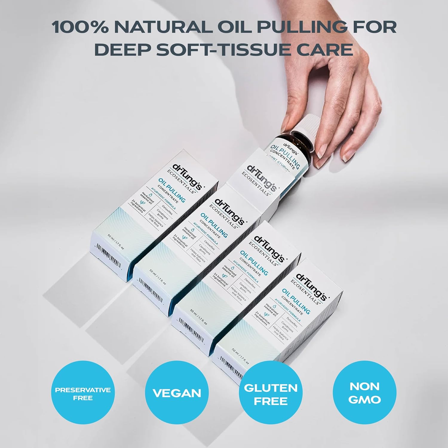 DR TUNG'S Oil Pulling Concentrate Ancient Ayurvedic Formula, 50Ml image number 2