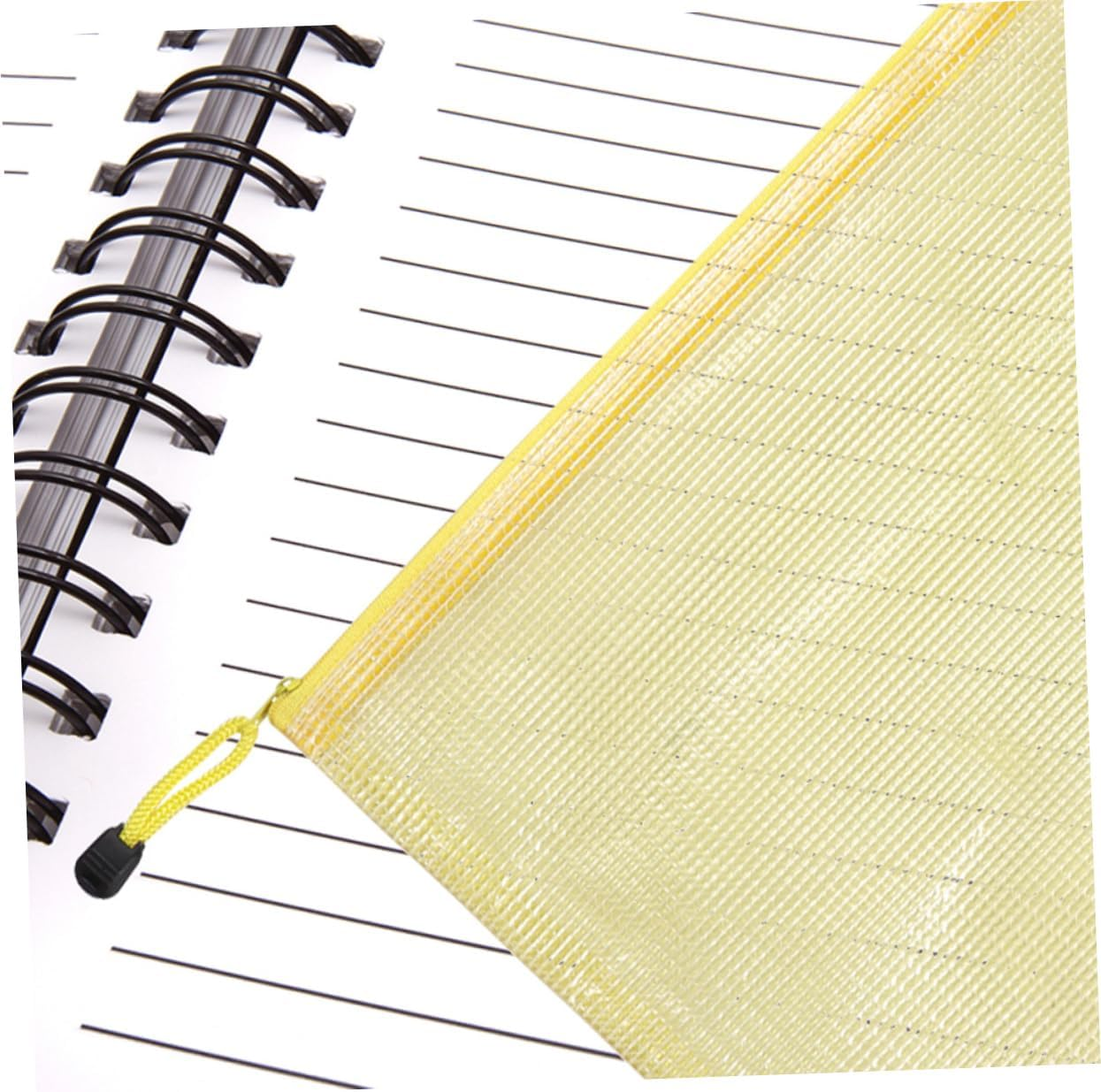 GETAJGHSD 24Pcs Mesh Zipper File Bag Document Organizer Pouches for Classroom Office Storage and Travel Includes Practical Zippered Storage image number 3