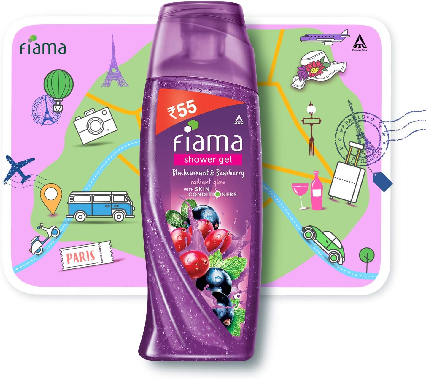 Fiama Di Wills Shower Gel, Blackcurrant & Bearberry - 100 ML image number 6