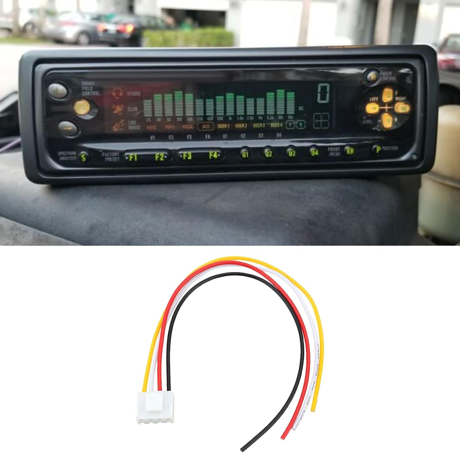 4-Pin Car Power Wiring Harness Plug Compatible with Pioneer DEQ-9200 DEQ-7600 DEQ-7200 image number 1