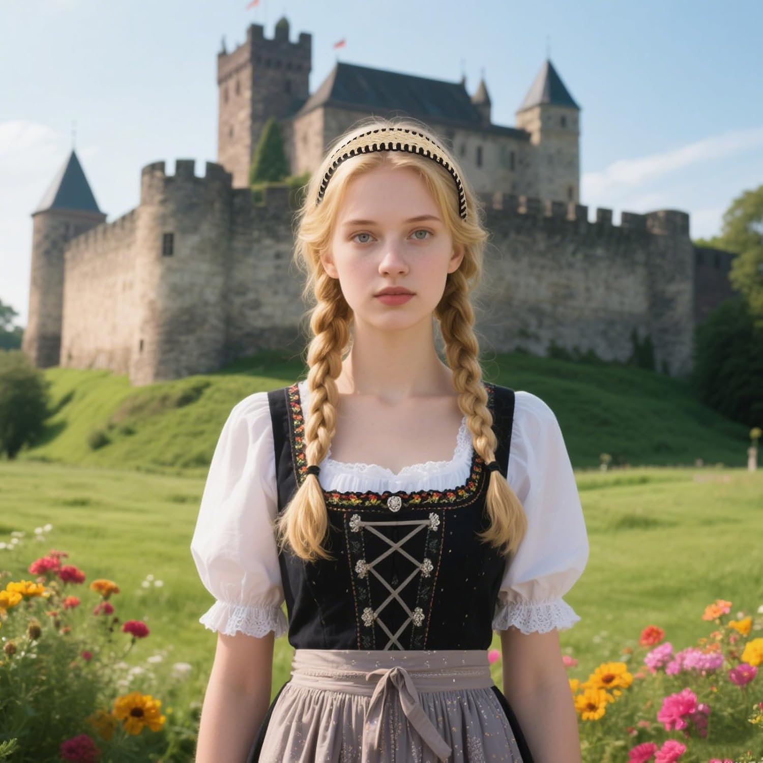 Bumlofa 3 Pieces Handwoven Headbands Women'S Set, Headband Wide Design - Natural Material Hair Accessories for Boho Look, Beach & Everyday Life, Stylish Headpiece image number 5