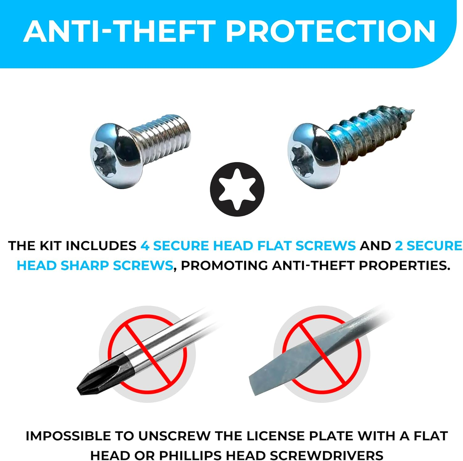 Front Bumper License Plate Bracket for Toyota Camry 2018-2025 + 6 Secure Screws & Wrench Kit image number 2