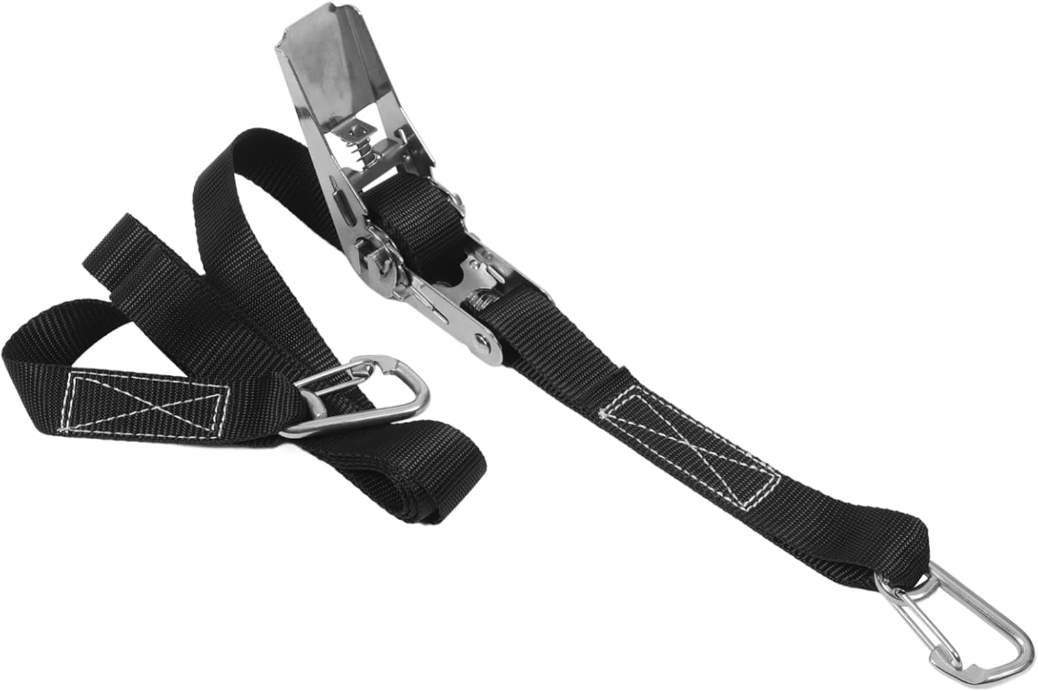 WOONEKY Stainless Steel Ratchet Rope Tightener Suitcase Luggage Connector Strap TSA Approved Luggage Straps for Suitcases