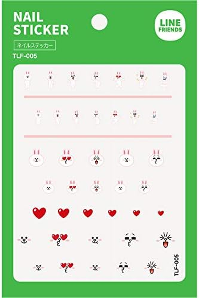 TOK|LINEFRIENDS TLF-006 Nail Sticker image number 3